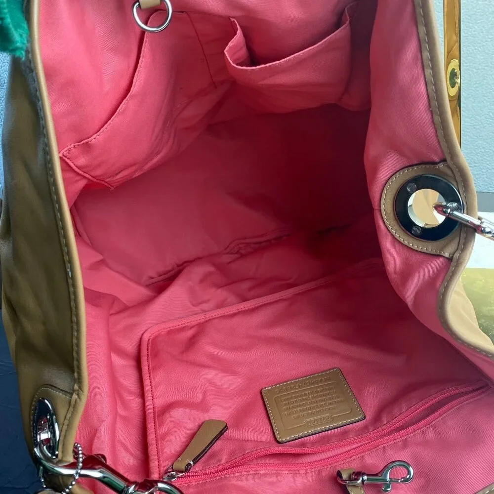 Authentic COACH 28915 Hadley Leather Duffle,Shoulder Bag - Picture 11 of 16